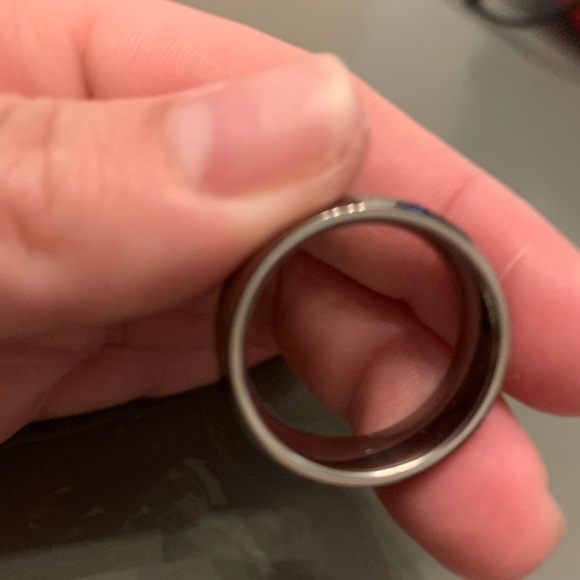 Brushed and Polished Comfort Fit Wedding Ring - Picture 2 of 11